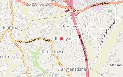 Hiripitiya map