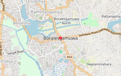 Boralesgamuwa map