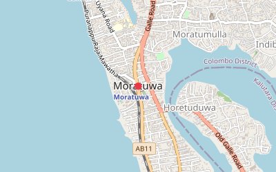Moratuwa map