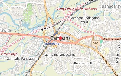 Gampaha map