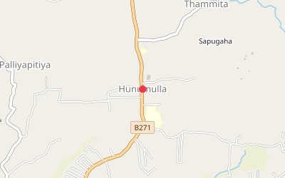 Hunumulla map