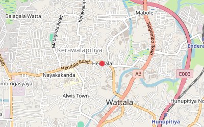 Hendala map