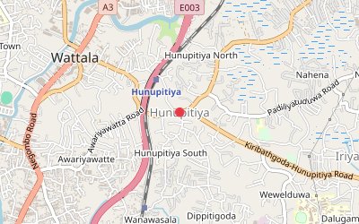 Hunupitiya map