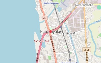 Katunayake map