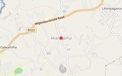Akaragama map