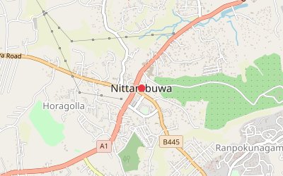 Nittambuwa map