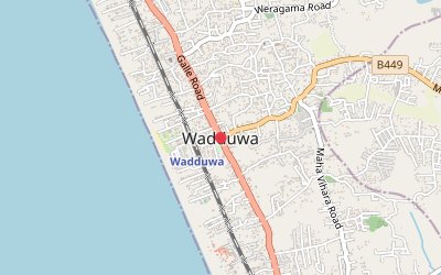 Wadduwa map
