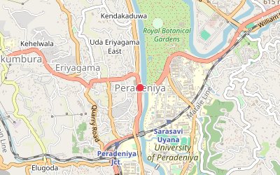 Peradeniya map