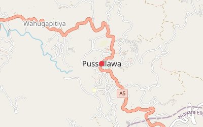 Pussellawa map