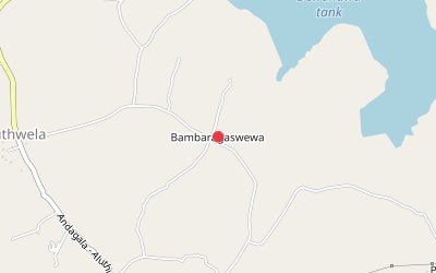 Bambaragaswewa map