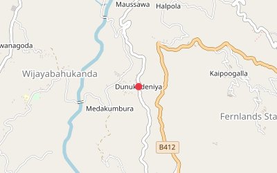 Dunukedeniya map