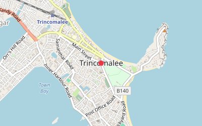 Trincomalee map