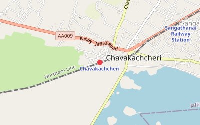 Chavakachcheri map