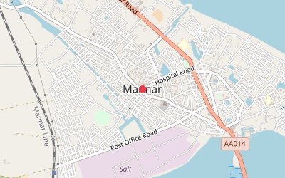 Mannar map