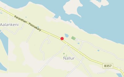 Poonakary Nallur map