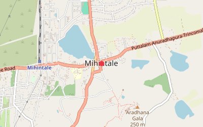 Mihintale map