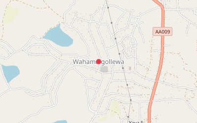 Wahamalgollewa map