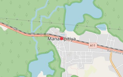 Manampitiya map
