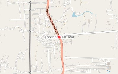 Arachchikattuwa map