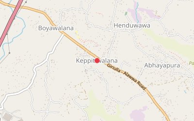 Keppitiwalana map
