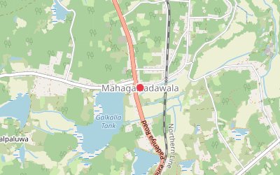 Mahagalkadawala map