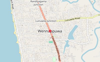 Wennappuwa map