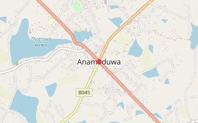 Anamaduwa map