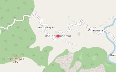 Ihalagalagama map