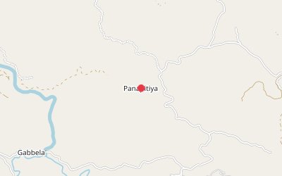 Panapitiya map