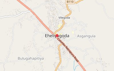 Eheliyagoda map