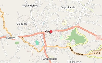Kegalle map