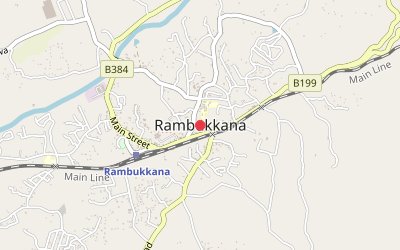 Rambukkana map