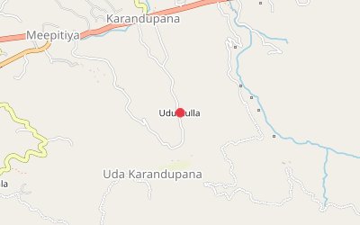 Udumulla map