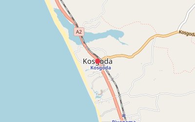 Kosgoda map