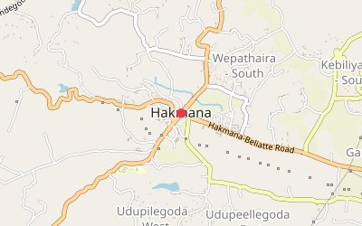 Hakmana map