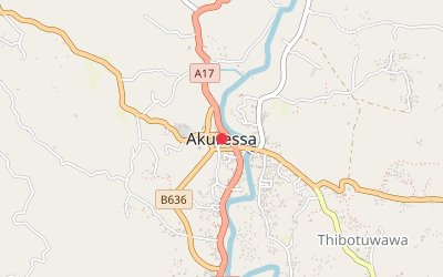 Akuressa map