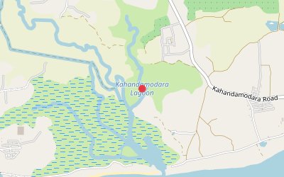 Kahandamodara map