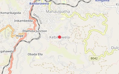 Kebillawela map