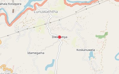 Dikkapitiya map